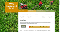 Desktop Screenshot of dailyequipmentrepair.com